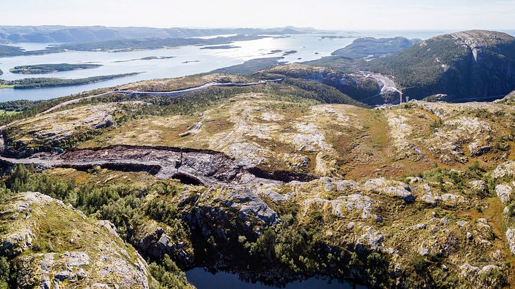 Adkomstvei Kvenndalsfjellet vindpark