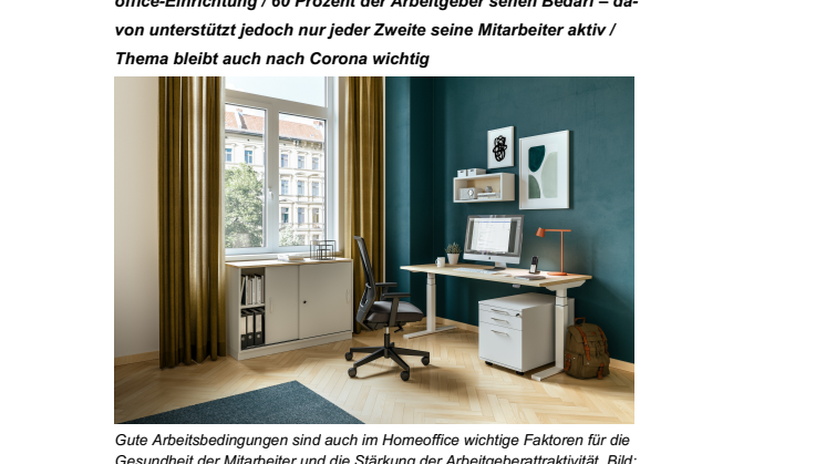 Homeoffice-Ausstattung als Chance für Arbeitgeberattraktivität – bisher wenig genutzt