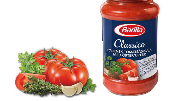 Barilla Classico, en klassisk favoritsås med traditionella italienska smaker!