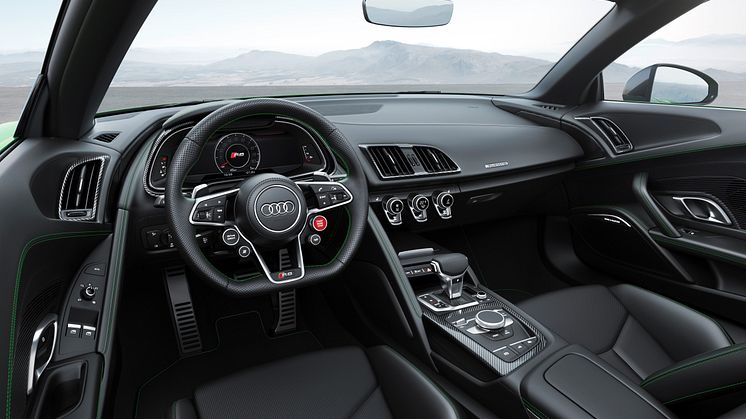 Audi R8 Spyder V10 plus (Micrommatagrøn)