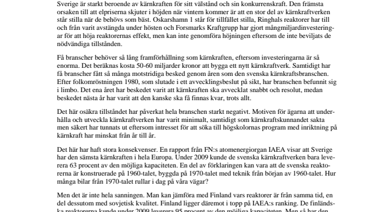 Europas sämsta kärnkraft
