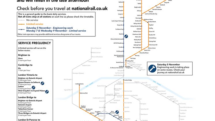 5-9 Nov 2022 strike map