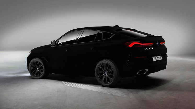 BMW Vantablack X6