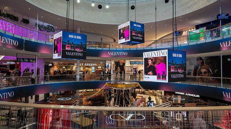 The HALO i Westfield Mall of Scandinavia