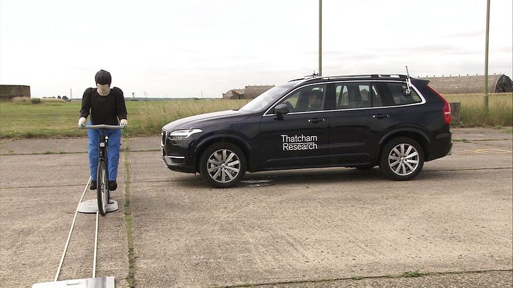 AEB 'cyclist' testing with the Volvo XC90