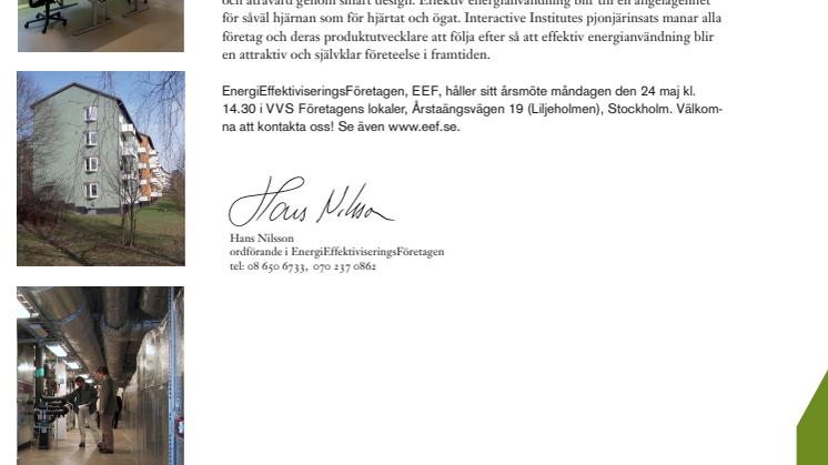 EEF utser Interactive Institute till Årets framtidsföretag 2010