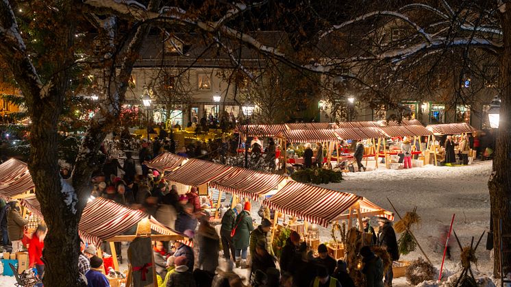 Julmarknad i Säter. Foto: Jonas Lindgren