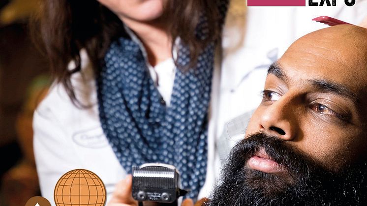 Cari Forsgren tävlar för Stockholm i Swedish Barber Expo Barber Battle 2017
