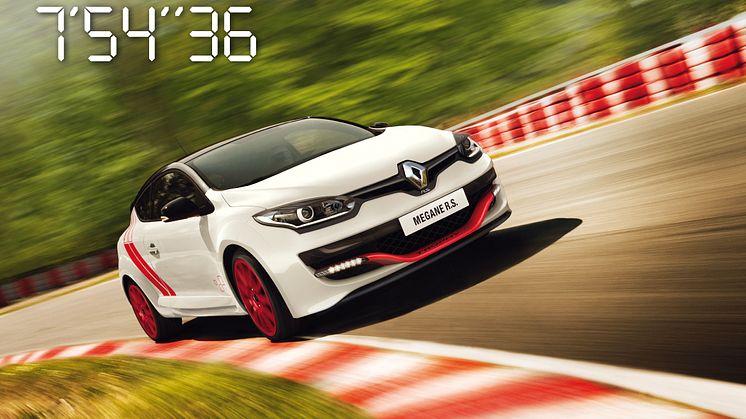 7m54.36S: MÉGANE RS 275 TROPHY R - NYTT VARVREKORD PÅ NÜRBURGRING