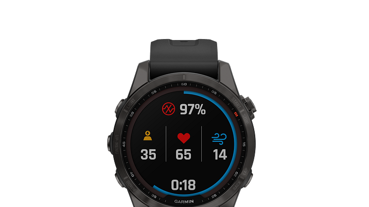 Garmin_fenix 7S Sapphire Solar_Schwarz_Schiefergrau (c) Garmin Deutschland GmbH