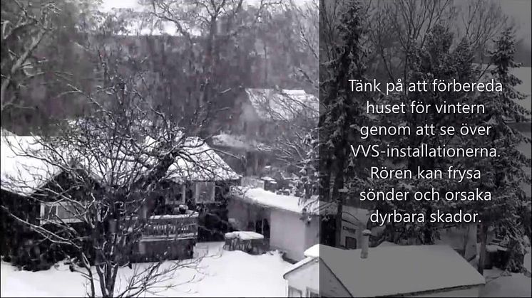 Sönderfrusna rör?