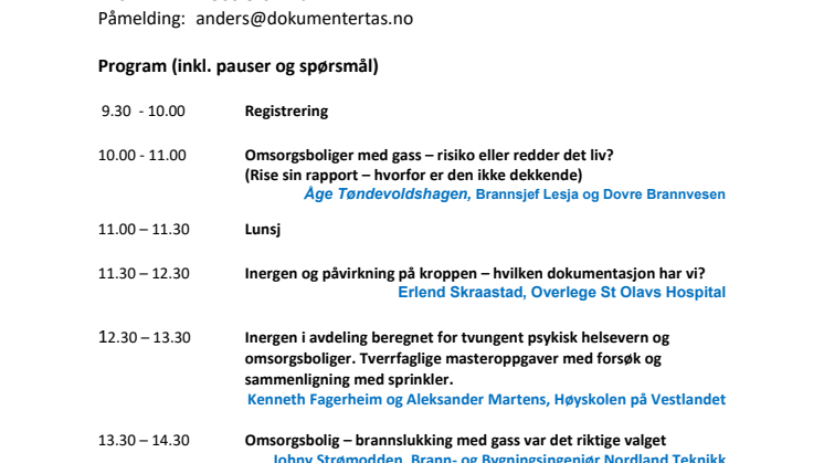 Brannsikkerhet - Eiendomssjef (eier) og driftspersonell må ivareta sitt ansvar