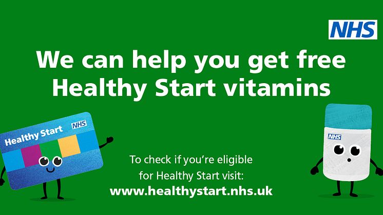 Free Healthy Start Vitamins in Bury