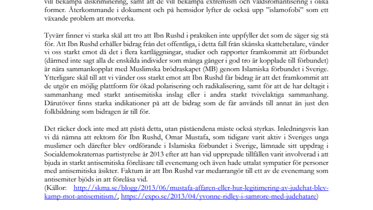 Motion. Ibn Rushd ska inte stödjas med skattemedel.pdf