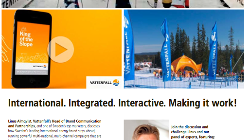 IAA Sweden Vattenfall International Marketing Mingle-Seminar