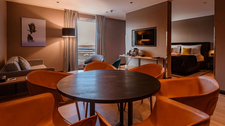 JUNIOR SUITE: Clarion Hotel Helsinki Airport.