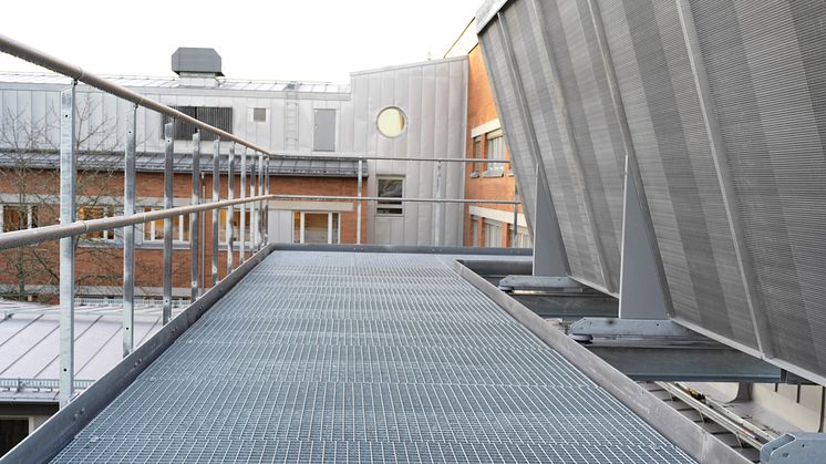 Gallerdurk för gångtrafik