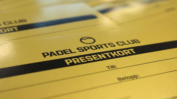 Padel Sports Club vinner månadens trycksak för februari 2019