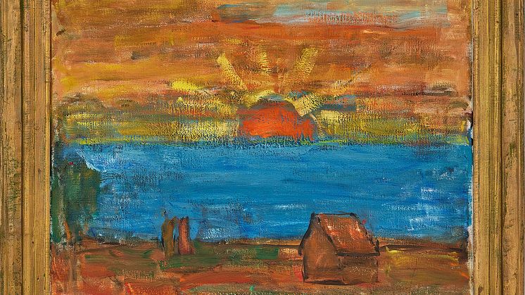 “Coucher du soleil” av Carl Kylberg