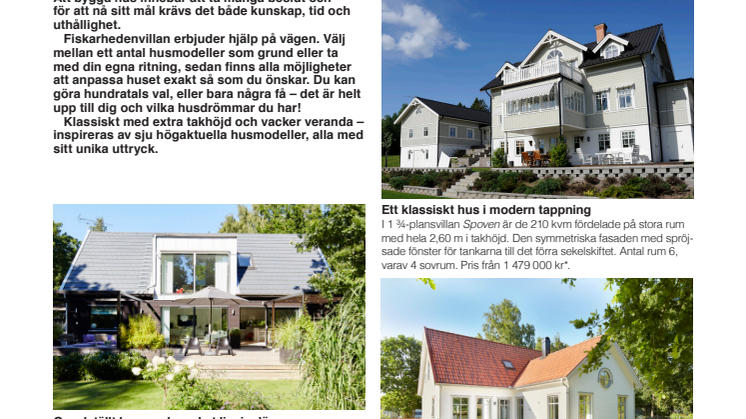 Aktuella husmodeller 2016