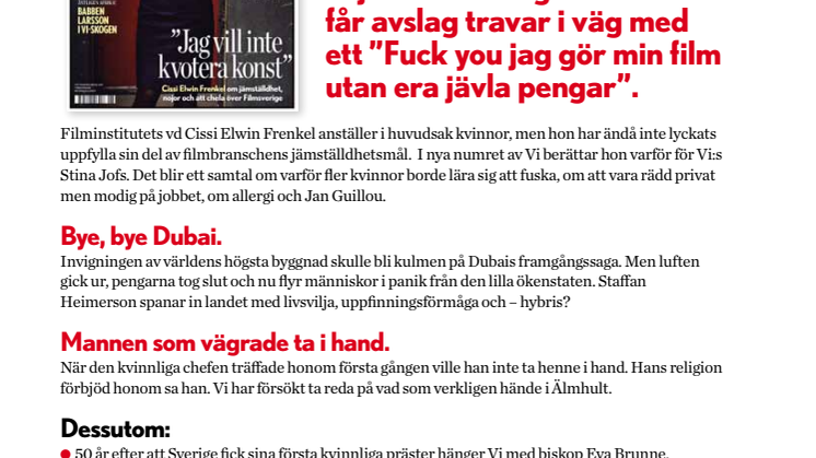 Cissi Elwin Frenkel: "Jag vill inte kvotera konst"
