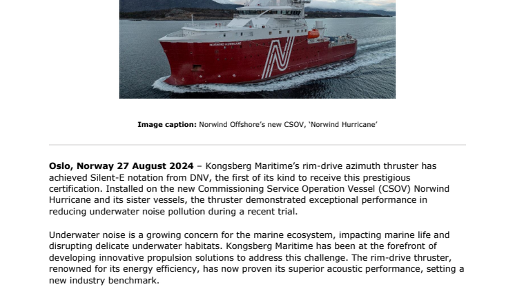 Kongsberg Maritime’s Rim-Drive Thruster achieves Silent-E notation for quieter offshore operations_approved.pdf