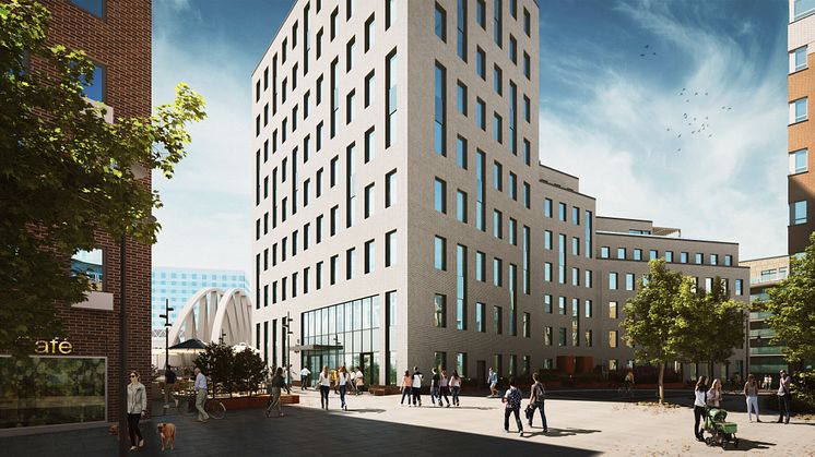 Ballongflygaren torg och bro Archus arkitekter