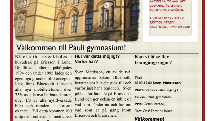 Pauliföreläsning