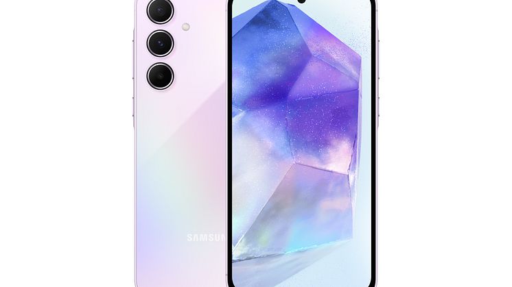 SM-A556_Galaxy A55_Awesome Lilac_Front