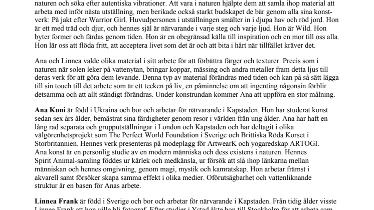 #KUNIFRANK – FRÅN KAPSTADEN TILL ÖSTERLEN UNDER KONSTRUNDAN 2017!