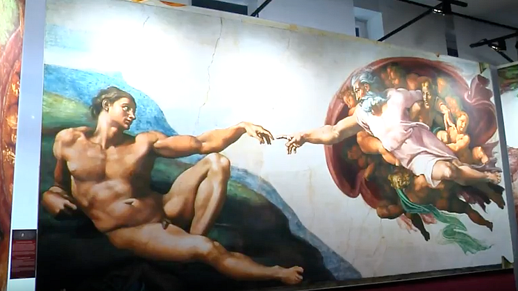 Beitrag über die Ausstellung der Sixtinischen Kapelle in München 