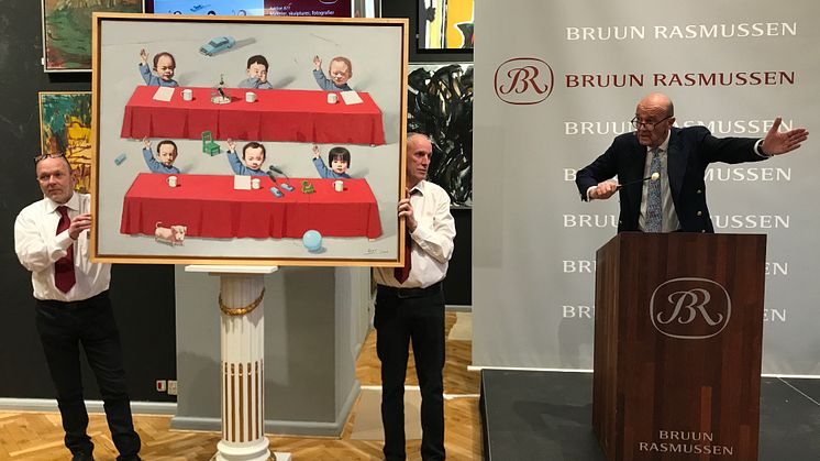 Tang Zhigang's work sold at auction