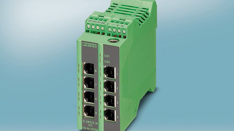 Ny version af Lean Managed switch til Profinet