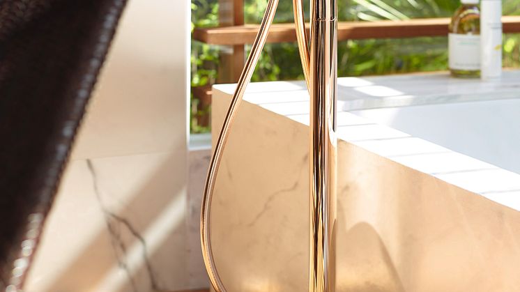Axor_Citterio_E_Bathtub Mixer_Red Gold