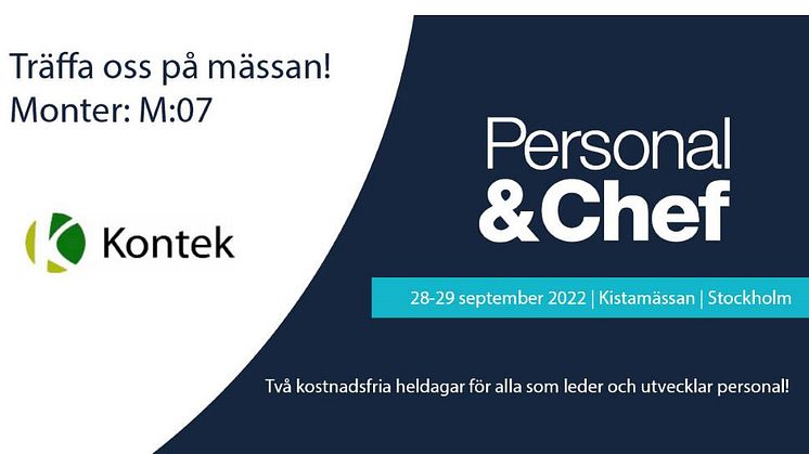 Träffa oss på Personal & Chefsmässan!
