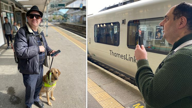 New app revolutionises accessibility for blind and partially sighted rail passengers on Gatwick Express, Great Northern, Southern and Thameslink