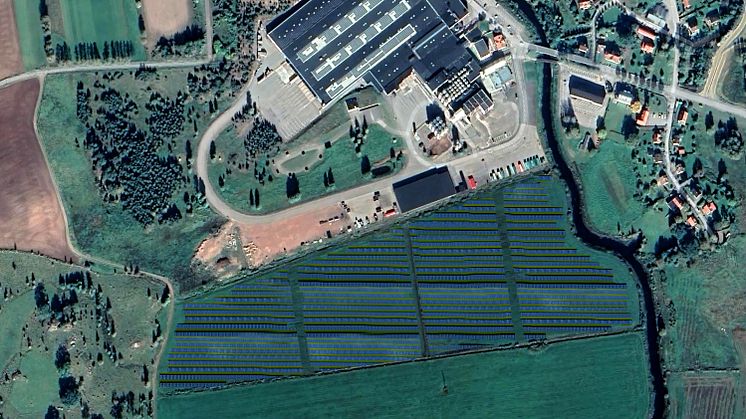 ÅBRO BRYGGERI BYGGER SVERIGES STÖRSTA INDUSTRIANSLUTNA SOLPARK