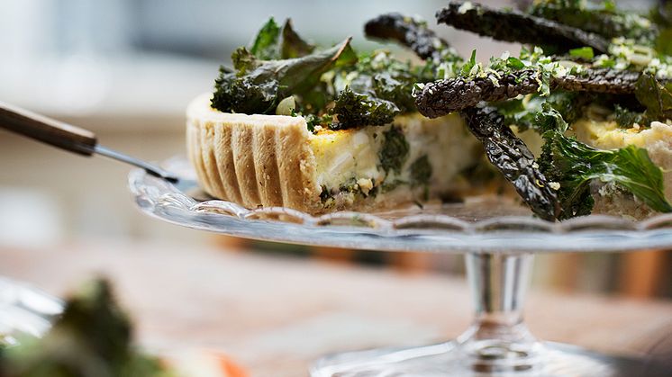 Orkla FoodSolutions på Orkla Foods Sverige lanserar marknadens första grönkål- och fetaostpaj  till restaurang och storhushåll under varumärket Felix