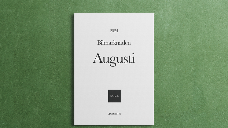 Bilmarknaden augusti 2024