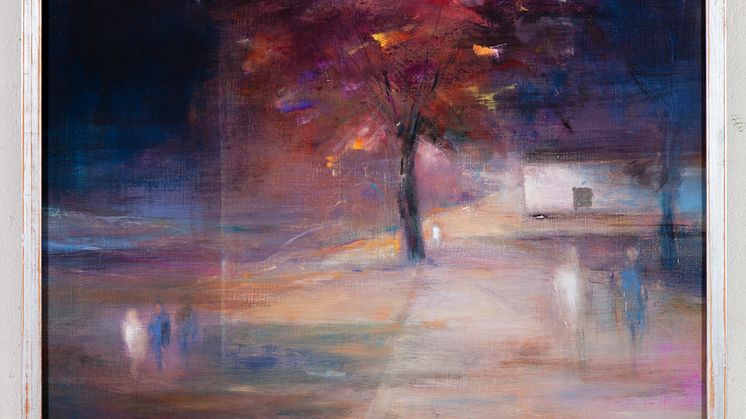 Ingemar Lööf, oljemålning (50 × 61 cm)