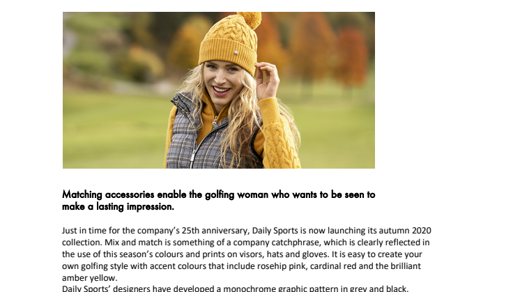 DAILY SPORTS – MIX AND MATCH AW20