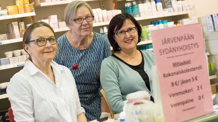 Aktiivista yhdistystoimintaa Sydänviikolla - ​täyden palvelun päivä Järvenpäässä