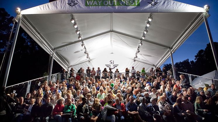 SJs Way Out West-satsning nominerad till Gyllene Hjulet