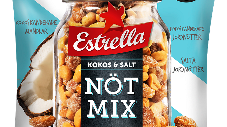 Estrella Nötmix Kokos & Salt 
