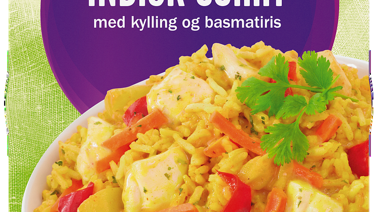 Fjordland i skål Indisk Curry