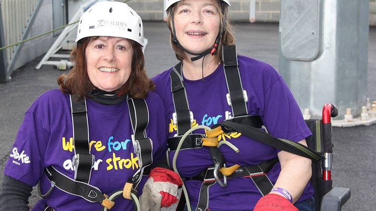 Stroke survivor takes to the skies for the Stroke Association
