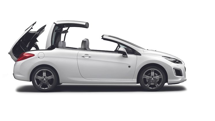 Sommartider är nercabbat och utomhustennis: Peugeot 207 CC och 308 CC i Roland Garros-skrud