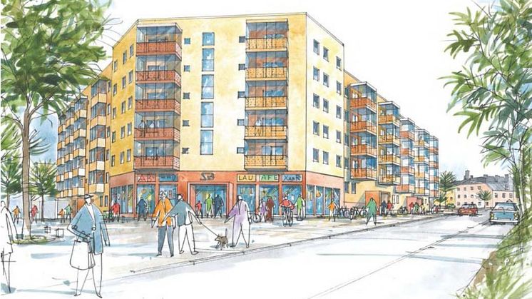 Kevius (M): 50 studentbostäder och 100 hyresrätter nära Dalens centrum