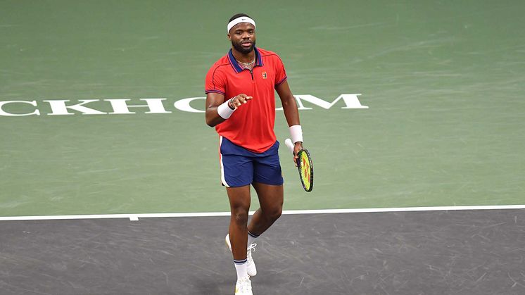 Frances Tiafoe at Stockholm Open