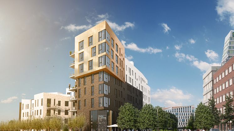 Midroc utvecklar kvarteret Nanna i Hyllie, Malmö.